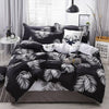 Black and White Tropical Duvet Cover