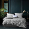 Plain Duvet Cover 100% Cotton Light Gray