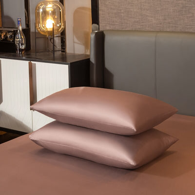 Plain Duvet Cover 100% Cotton Brown