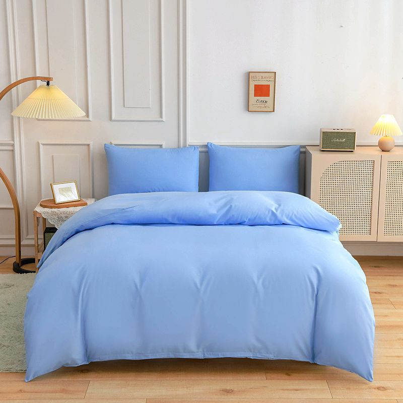 Sky Blue Polycotton Plain Duvet Cover