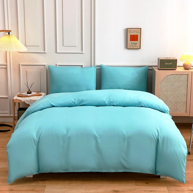 Plain Duvet Cover Polycotton Light Blue