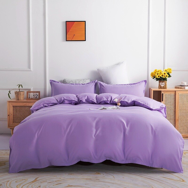 Purple Polycotton Duvet Cover