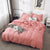 Duvet Cover Plain Polycotton Powder Pink