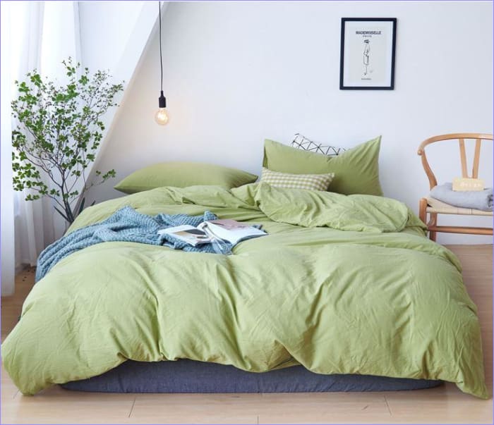 Anise Green Duvet Cover