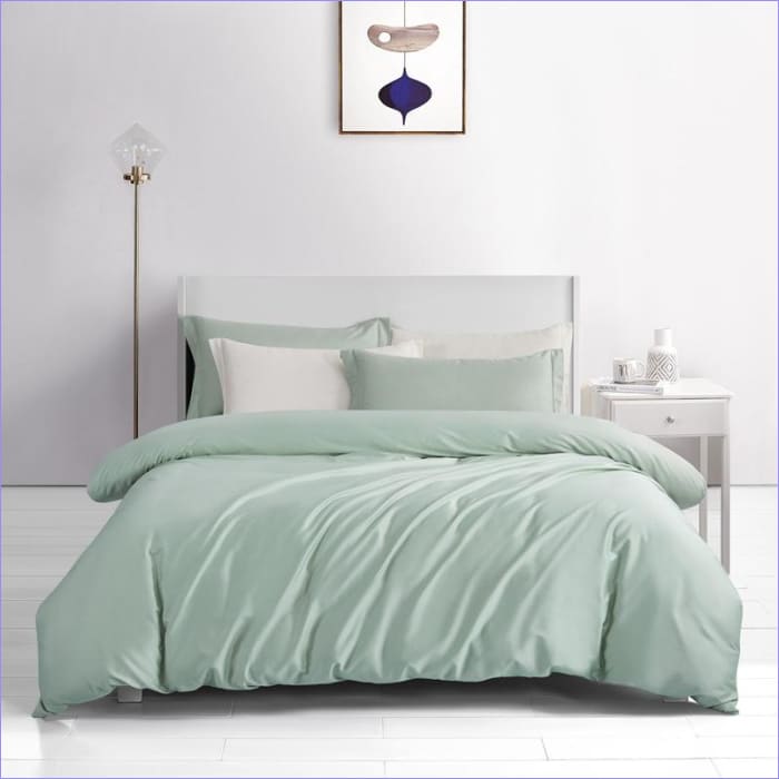 Pastel Green Duvet Cover