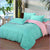 Green and Pink Duvet Cover