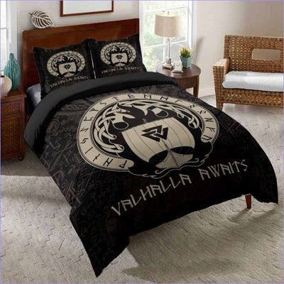 Viking Valhalla Awaits Duvet Cover