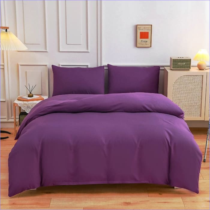 Dark Purple Duvet Cover