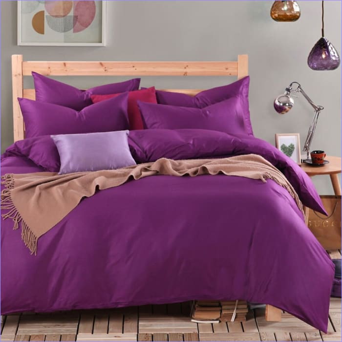 Violet Duvet Cover 2 Persons