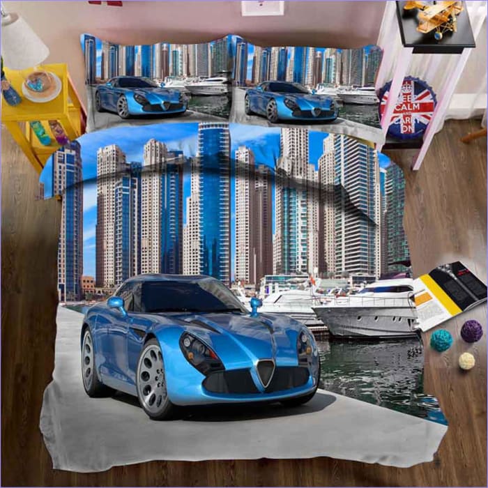 Dubai Car Duvet Cover