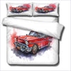 Retro Car Duvet Cover