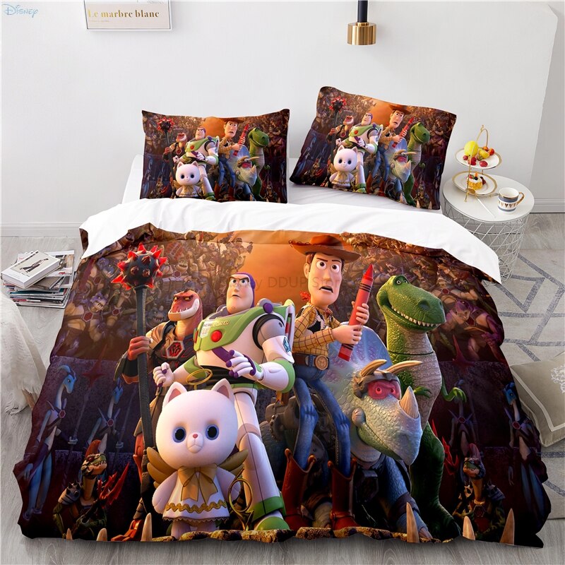 Woody and Buzz Lightyear Dinosaurs Duvet Cover