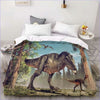Realistic Dinosaur Boys Duvet Cover