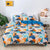 Multicolored Scandinavian duvet cover