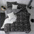 Scandinavian black and white duvet cover