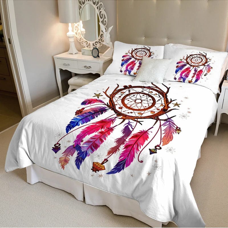 Pink Dreamcatcher Duvet Cover Set