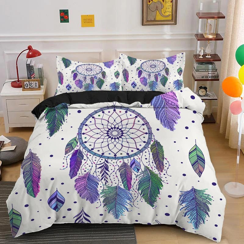 Green and Pink Dream Catcher Bed Set