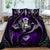 Purple Skull and Dragon Bed Set