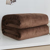 Brown Plaid Brown Fleece Blanket