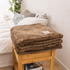 Dark Brown Plaid Dark Brown Bedspread