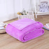 Mauve Plaid Mauve Fleece Blanket