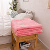 Pink Plaid Pink Bed Cover