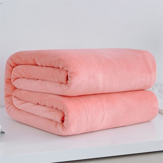 Pink Plaid Pink Fleece Blanket