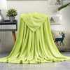 Bright Green Soft And Warm Blanket