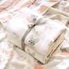 Little Mouse White Baby Blanket